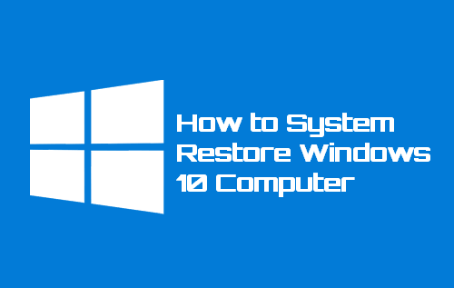 System Restore Windows 10 Computer