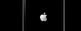 Apple Logo on iPhone screen