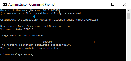 Repair System Image Using DISM Command in Windows 10
