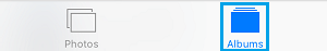 Albums Tab on iPhone Photos App