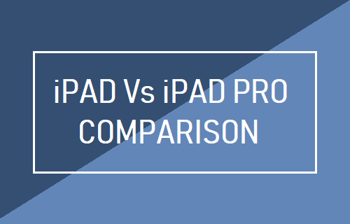 iPad vs iPad Pro Comparison