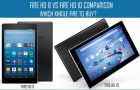 Kindle Fire HD 8 Vs Fire HD 10 Comparison