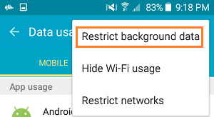 How to Stop Apps From Using Cellular Data On Android Phone