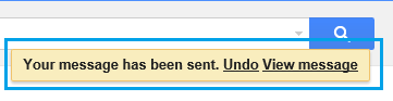 Undo Sent Email Message in Gmail