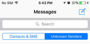 Filter Messages From Unknown Senders on iPhone - 67