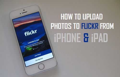 Upload Photos to Flickr From iPhone or iPad