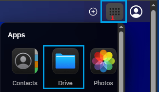 Open iCloud Drive on Windows Computer