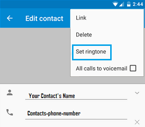 How to Set Ringtones for Contacts On Android Phone - 5