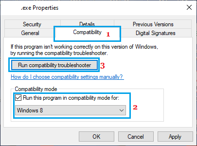 Run Microsoft Office in Compatibility Mode