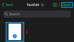 Select PDF File to Attach to WhatsApp Message