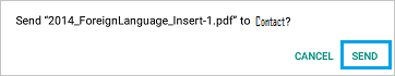 Send PDF File Popup On WhatsApp Android