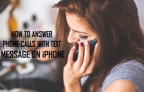 How to Answer Phone Calls with Text Message On iPhone - 88