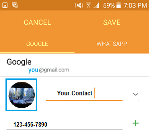 Change or Remove Contact's Photo On Android Phone