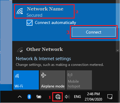 Automatically Connect to Wi-Fi Network Option in Windows 11