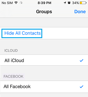 How to Hide Or Remove Facebook Contacts On iPhone - 80