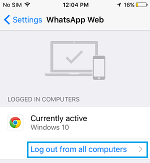 How to Logout of WhatsApp on Windows PC and Mac - 11
