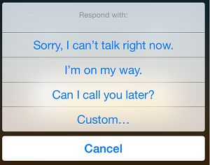 How to Answer Phone Calls with Text Message On iPhone - 47