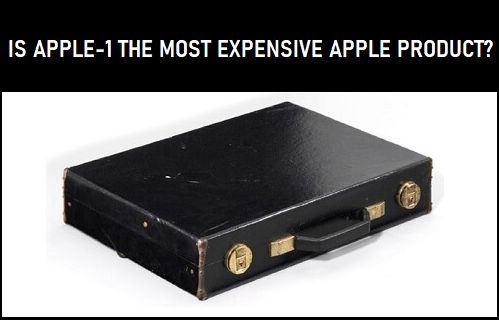 Apple-1 nejdražší produkt Apple