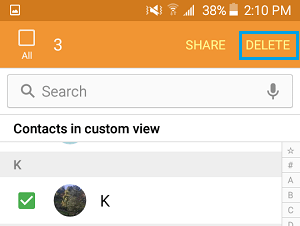 How to Delete Multiple Contacts on Android Phone - 61