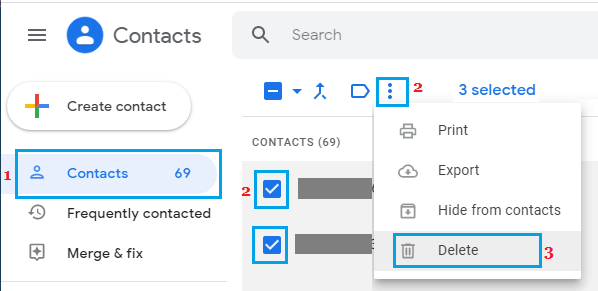 delete duplicate contacts google pixel