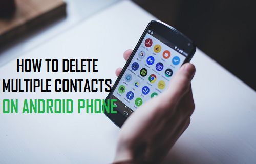 How to Delete All Contacts From Google Account