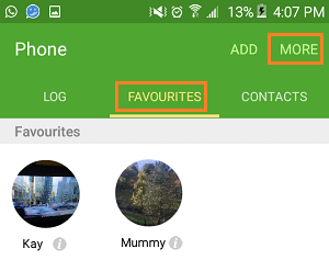 How to Create Favorite Contacts List on Android Phone - 96