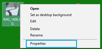View Image File Properties On Windows Computer