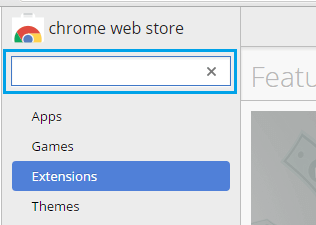 Search Chrome Web Store