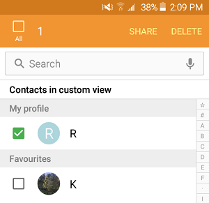 How to Delete Multiple Contacts on Android Phone - 11