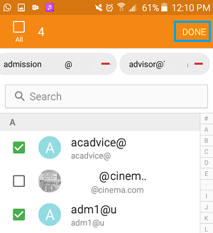 Add Contacts to Contact Group on Android