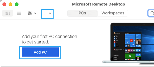 ADD Remote PC