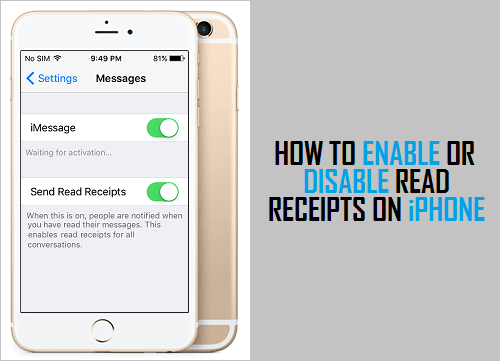 Enable or Disable Read Receipts On iPhone