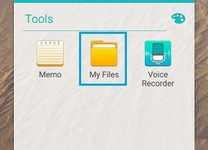 My Files Folder on Android