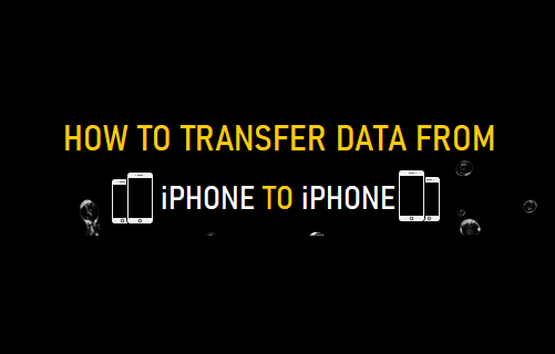 Transfer Data From iPhone to iPhone