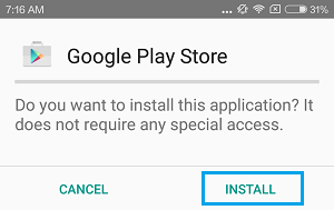 Install Google Play Store on Xiaomi Phone