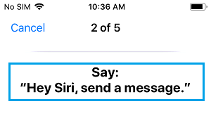 Say Hey Siri Send a Message