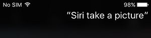 Take Picture With Siri
