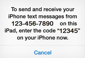 How to Send and Receive SMS Text Messages On iPad - 19