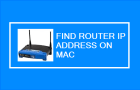 Find Router IP Address on Mac