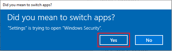 Switch Apps Prompt in Windows