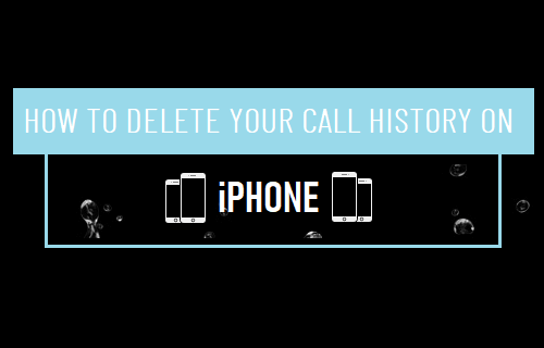Delete Your Call History On iPhone