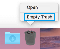 Empty Trash on Mac