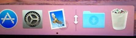 Resize Icon in Dock Divider Line on Mac