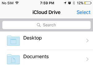 Documents and Desktop Folders on iCloud Drive