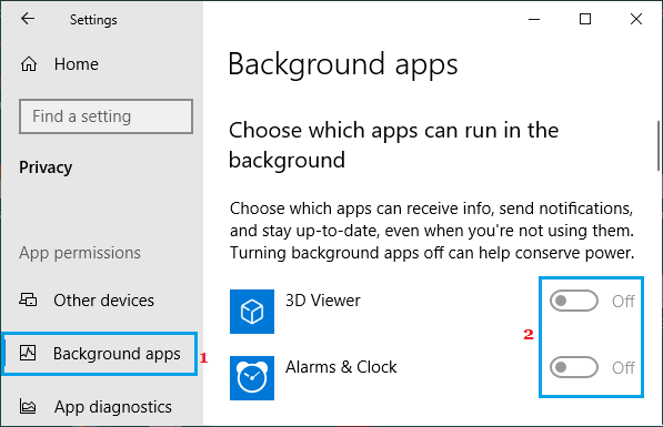 How to Stop Apps From Running in Background in Windows 10 - 73