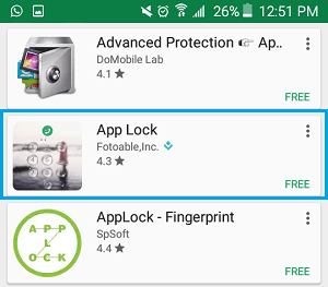 App Lock by Fotoable on Google Play Store