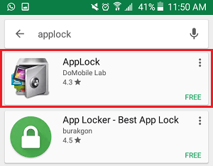 How to Password Protect WhatsApp on Android Phone or Tablet - 3
