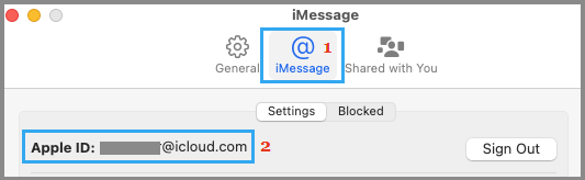 Check Apple ID Linked to iMessage on Mac