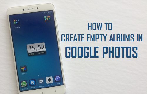 Create Empty Albums in Google Photos