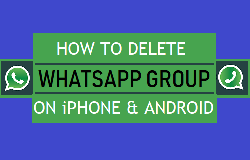 Delete WhatsApp Group